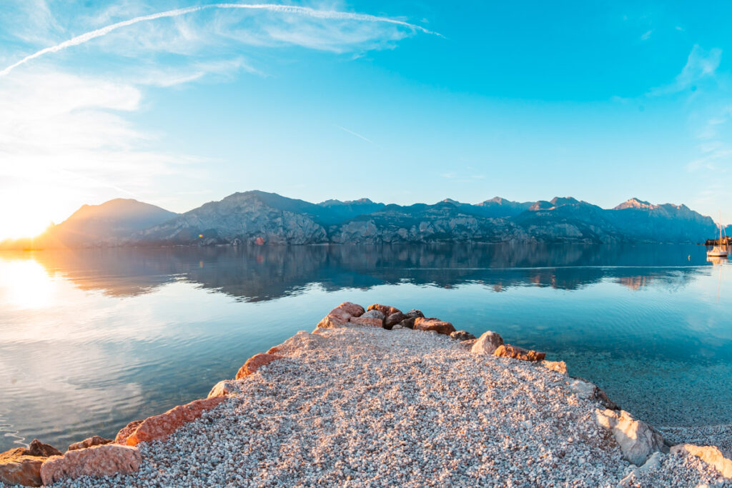 Leinwand Gardasee 10 – Leinwand von Hennen Arts