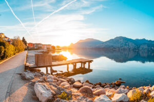 Leinwand Gardasee 11 – Leinwand von Hennen Arts