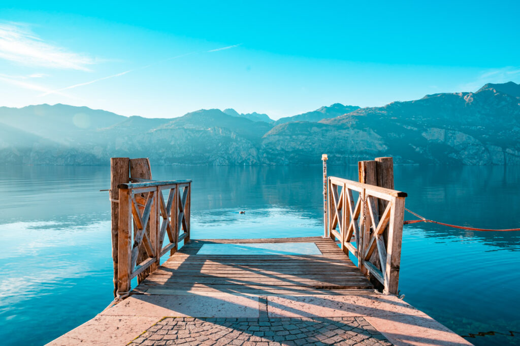 Leinwand Gardasee 2 – Leinwand von Hennen Arts