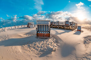 Leinwand Sankt Peter-Ording 16 – Leinwand von Hennen Arts