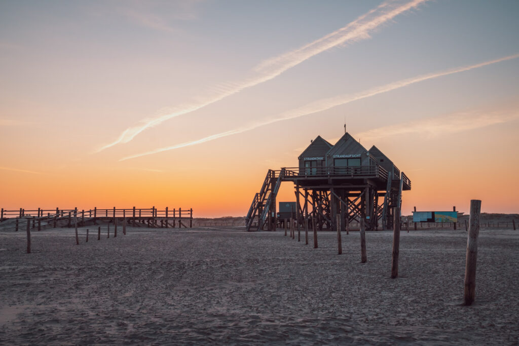 Leinwand Sankt Peter-Ording 2 – Leinwand von Hennen Arts